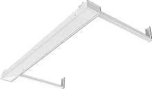 Кронштейн 600 мм² для крепления светильника для школьных досок (2 кронштейна с набором крепежей) | код. V4-E0-00.0005.0-0001 | Varton